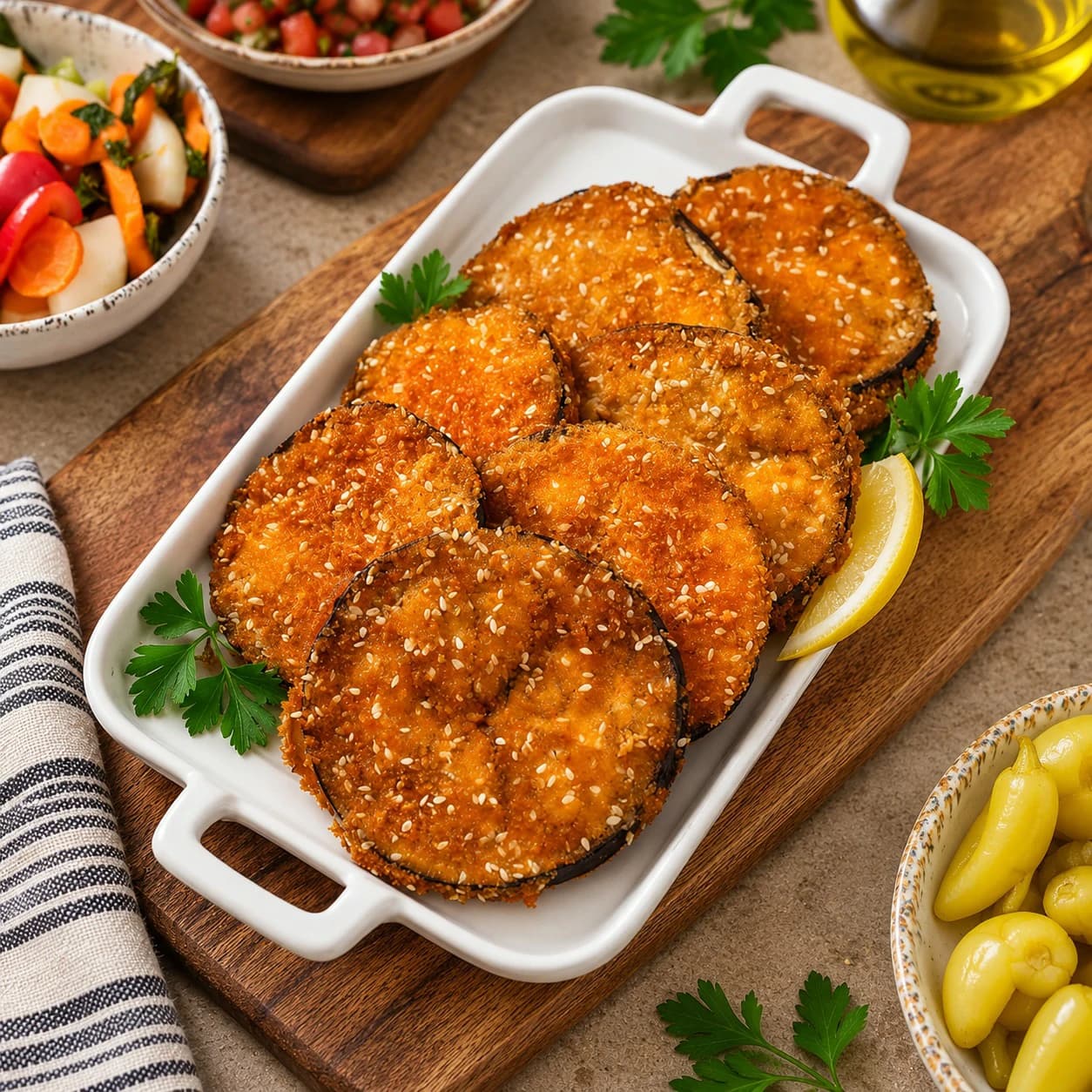 חציל מטוגן קריספי